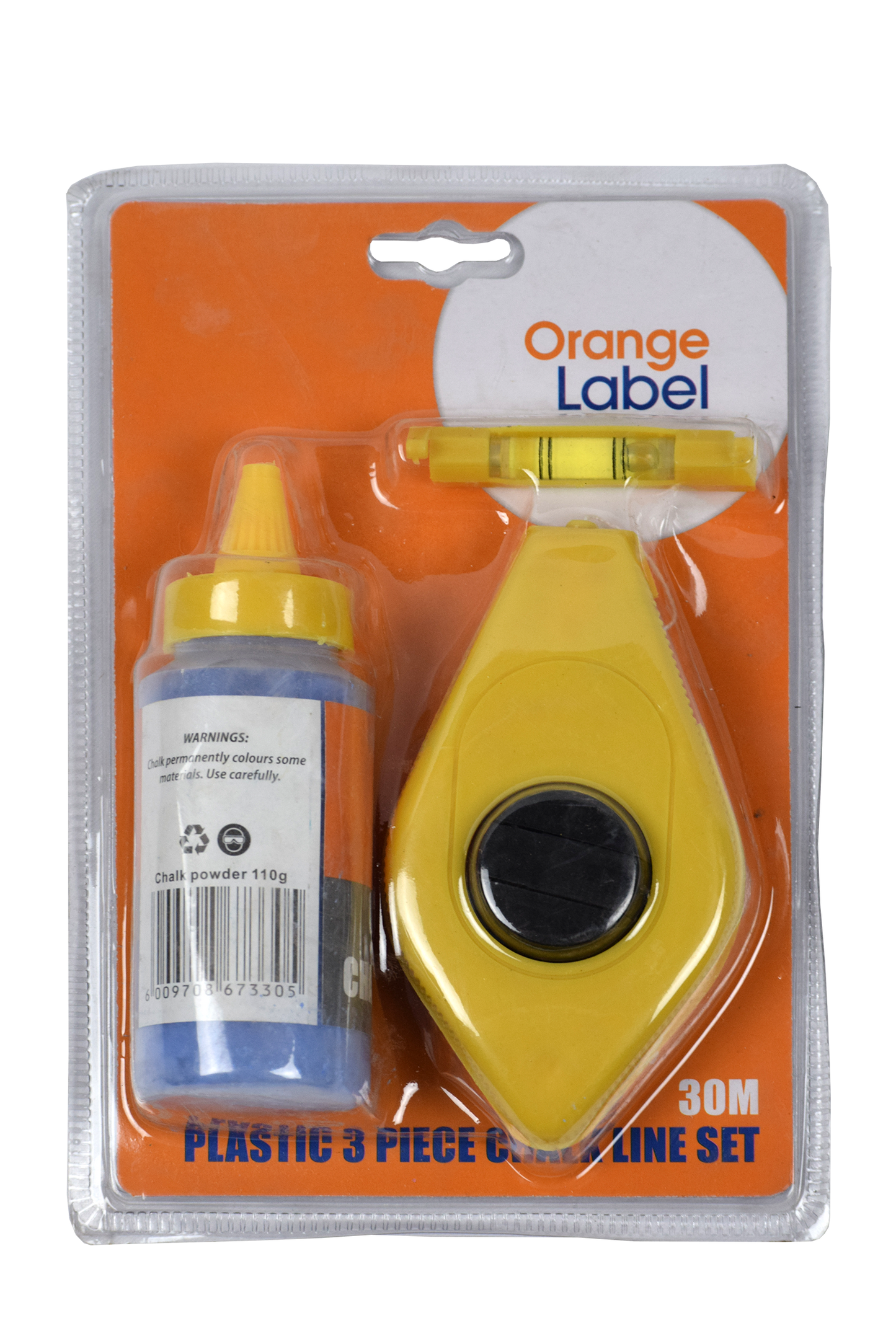 Line Chalk Set 3pcs 30m Orange Label