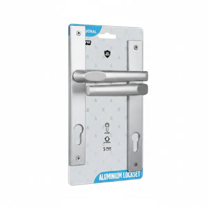 Lockset Aluminium Silver Blister