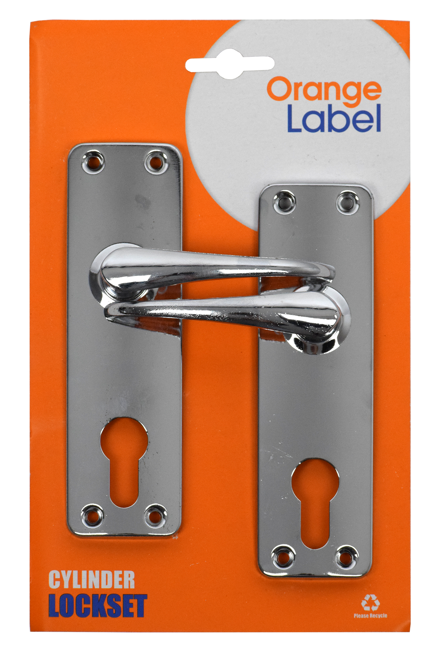 Lockset cylinder chrome Orange Label