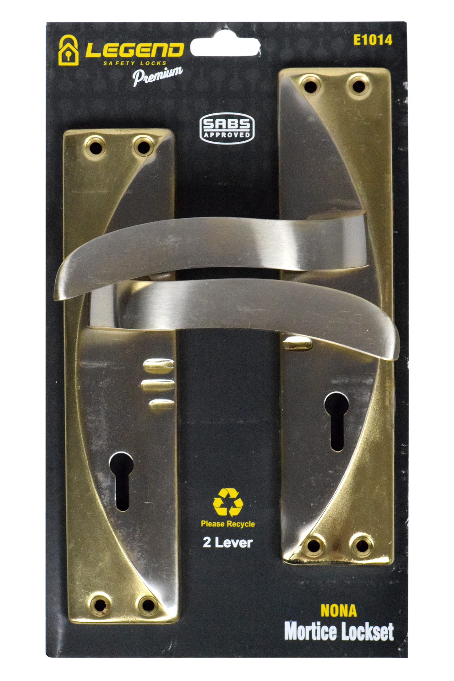 Lockset 2L SABS E1014 Nona 7" MT-L013