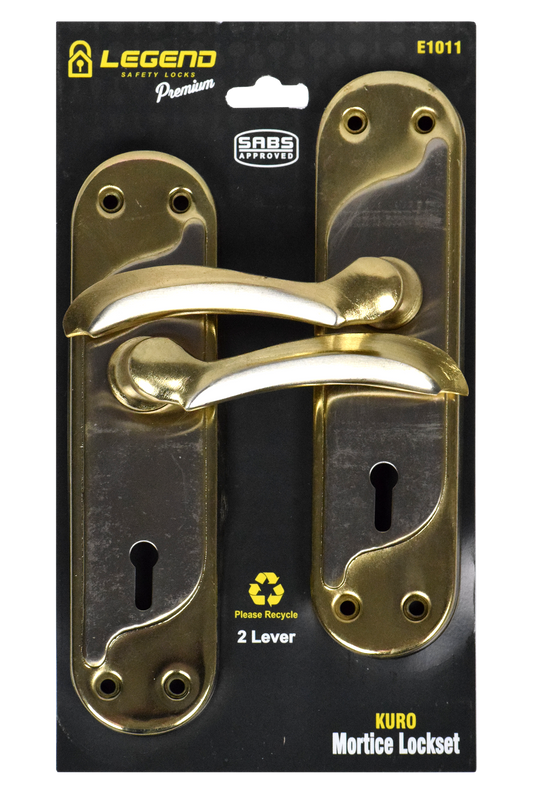 Lockset 2L SABS E1011 Kuro 7" MT-L014