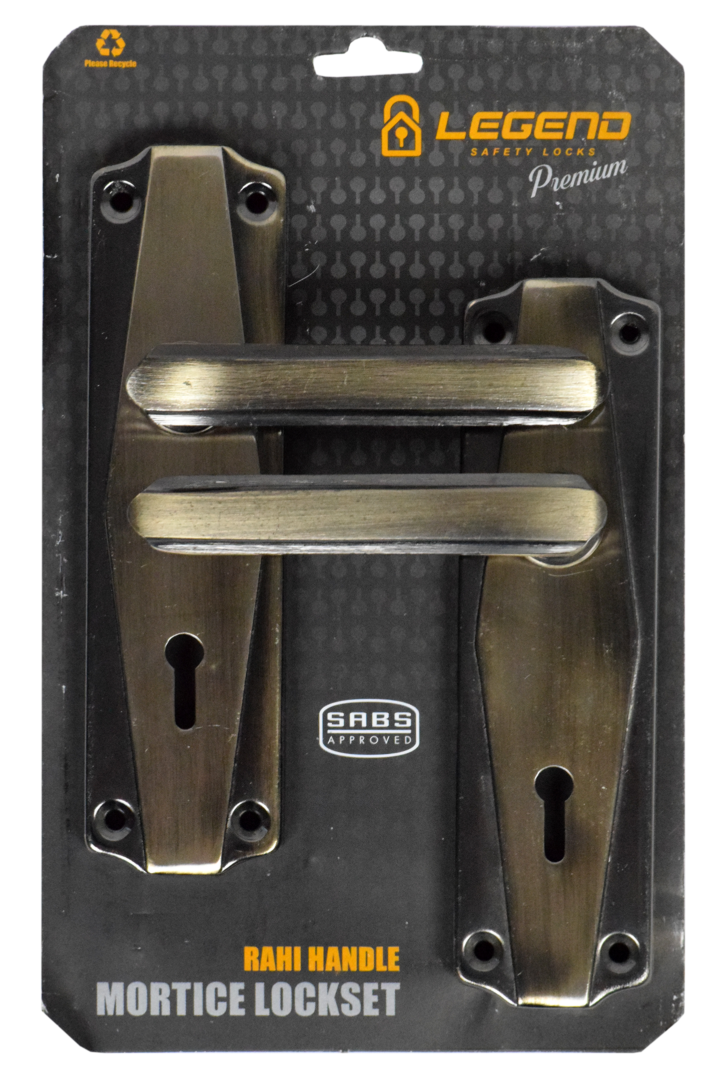 Lockset 2L SABS E1028 Rahi 6" MT-L015