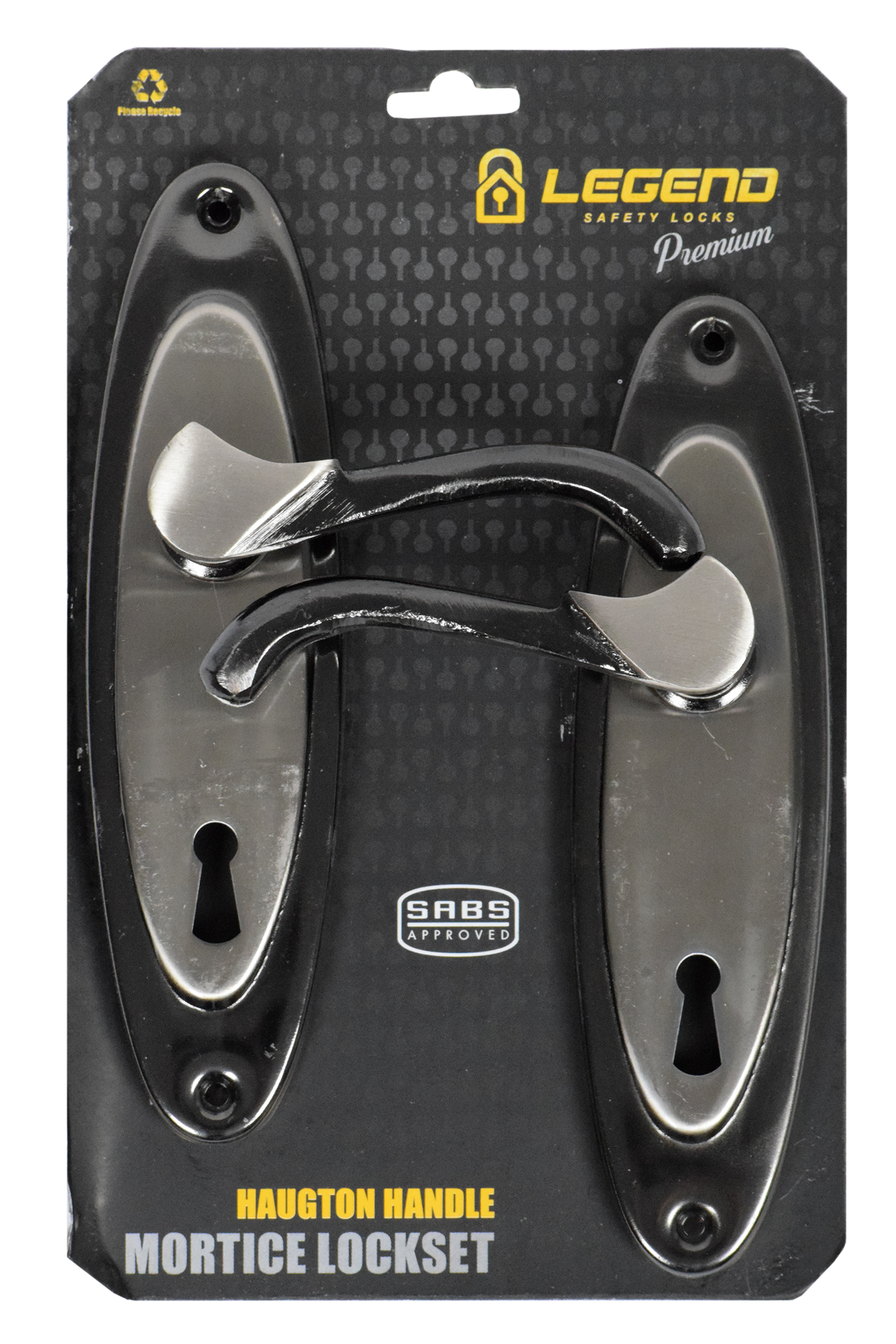 Lockset 2L SABS E1008 Haugton 7" MT-L017