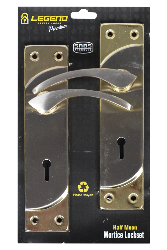 Lockset 2L SABS Half Moon 7"