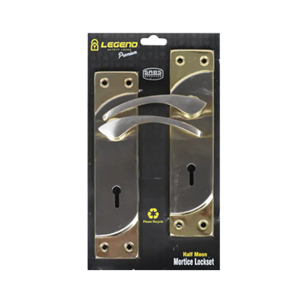 Lockset 2L SABS Half Moon 7"