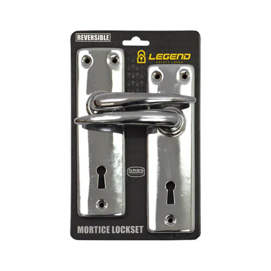 Lockset Mortice 3L CP SABS H/D MT-L004