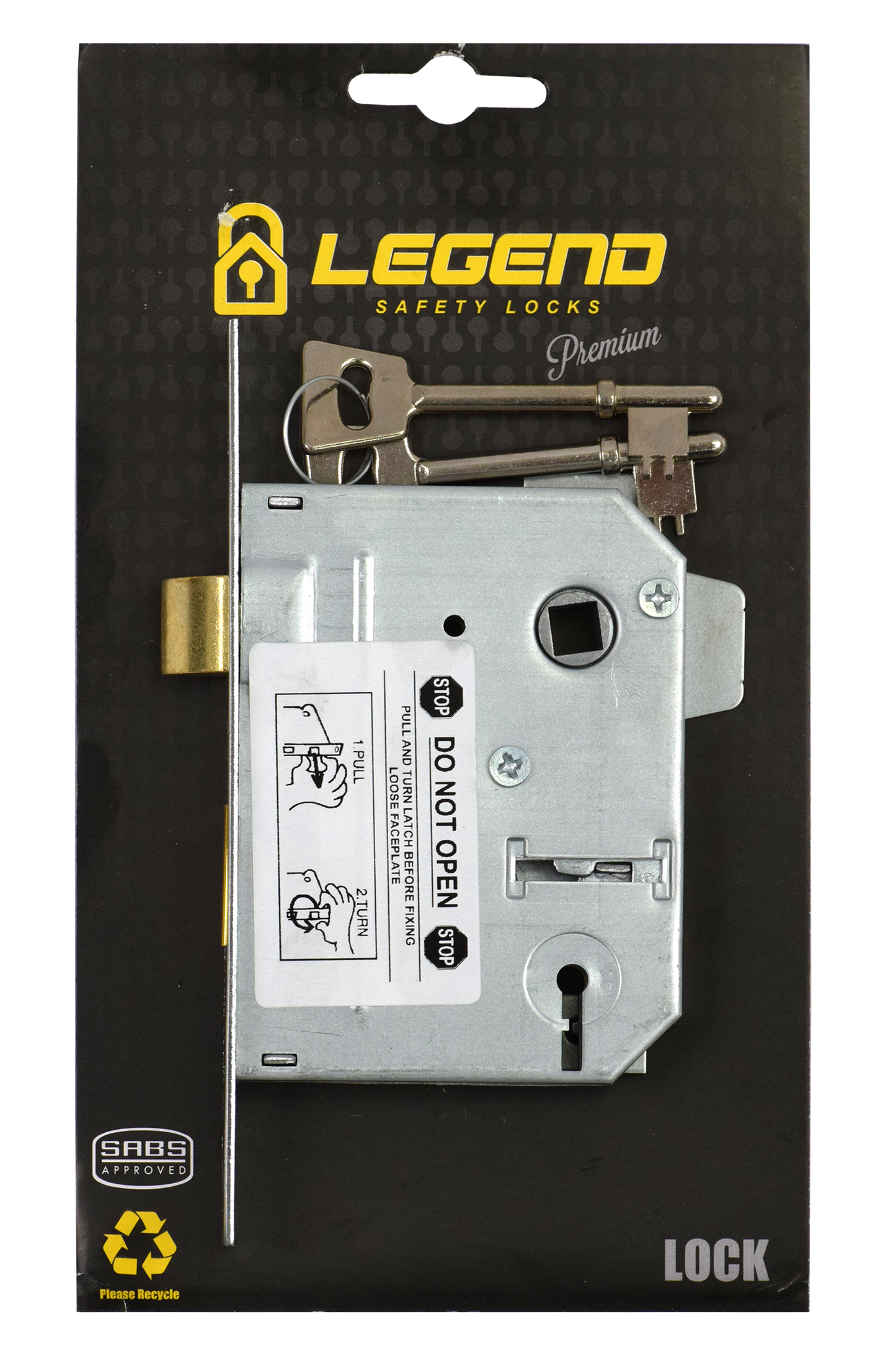 Lock Mortice Inserts 3L CP SABS