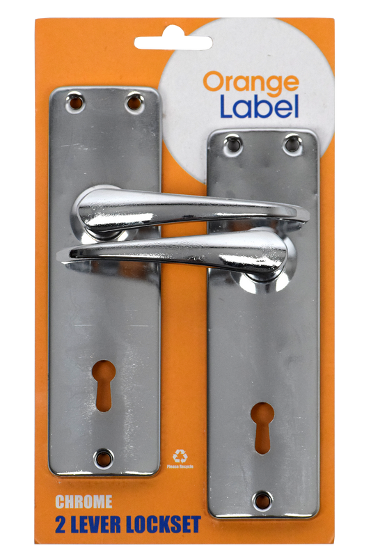 Lockset Mortice 2L C/P Orange Label