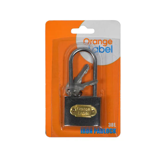 Lock Pad Iron 32mm LS Carded