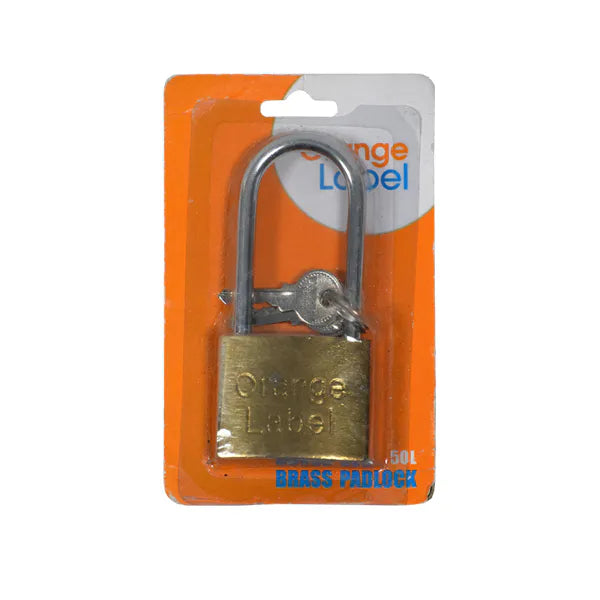 Lock Pad Iron 63mm Carded
