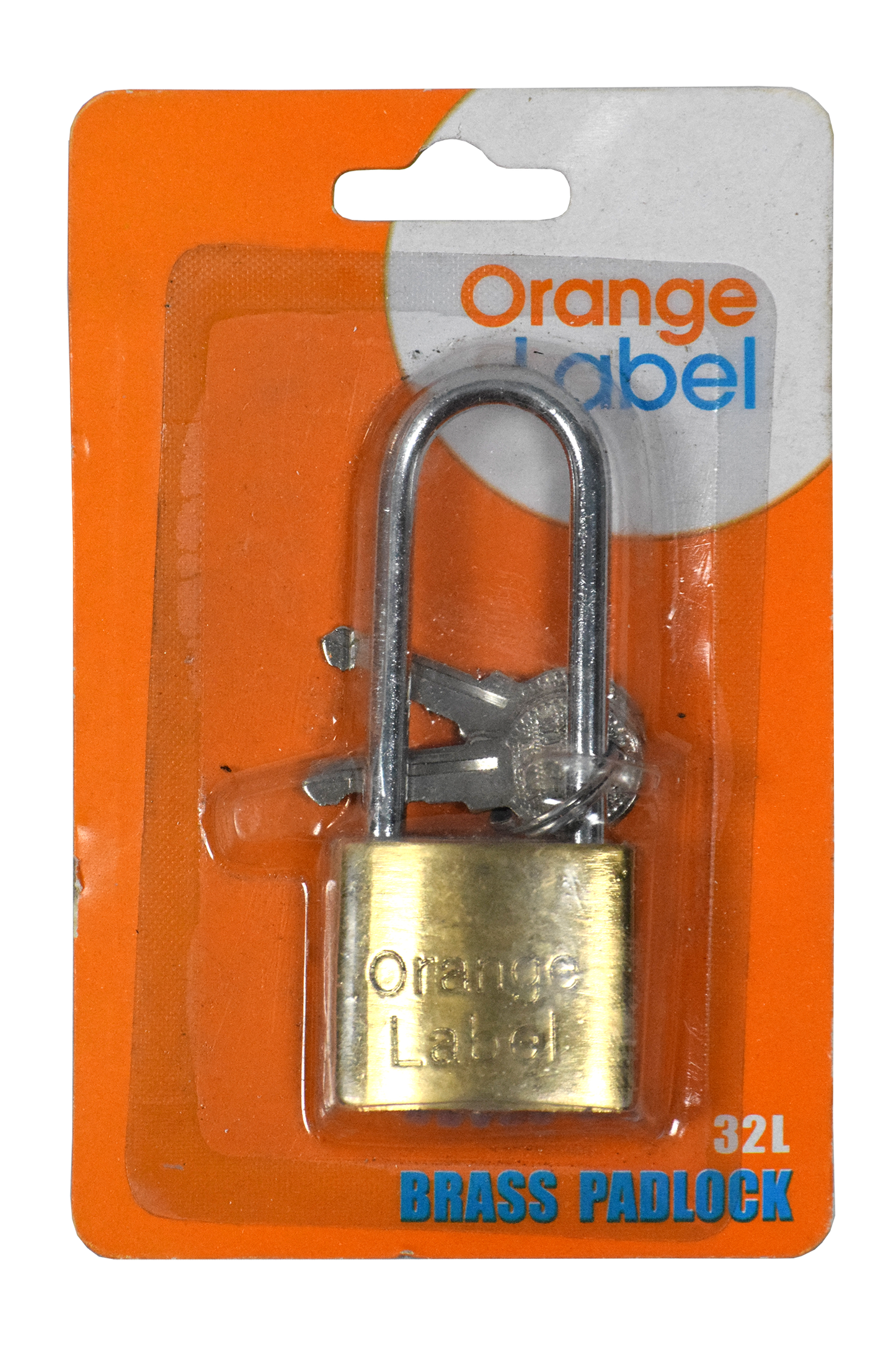 Lock Pad Brass 32mm LS Carded