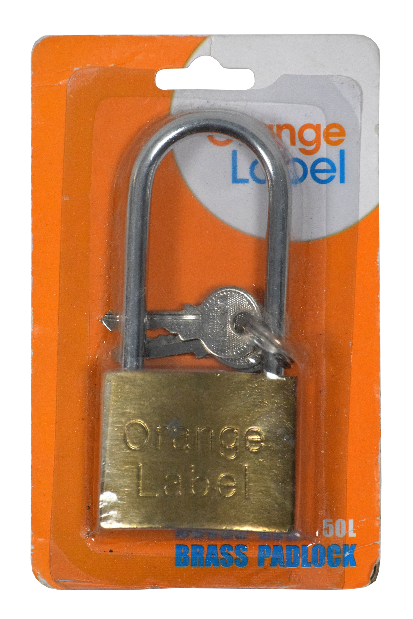 Lock Pad Brass 50mm LS Carded