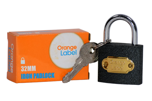 Lock Pad Iron 32mm Box