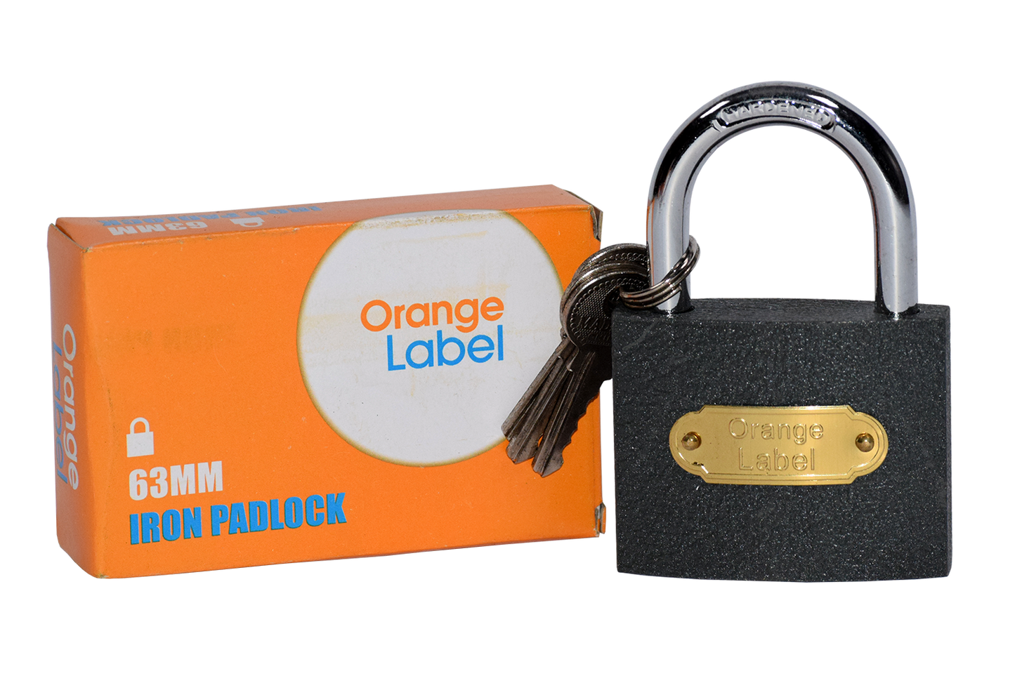 Lock Pad Iron 63mm Box