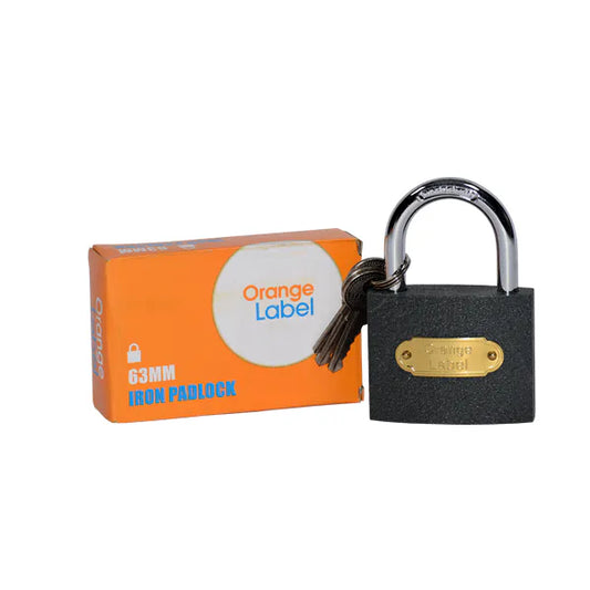 Lock Pad Iron 63mm Box