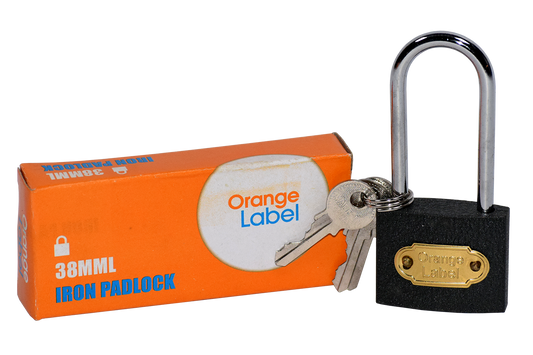 Lock Pad Iron 38mm LS Box