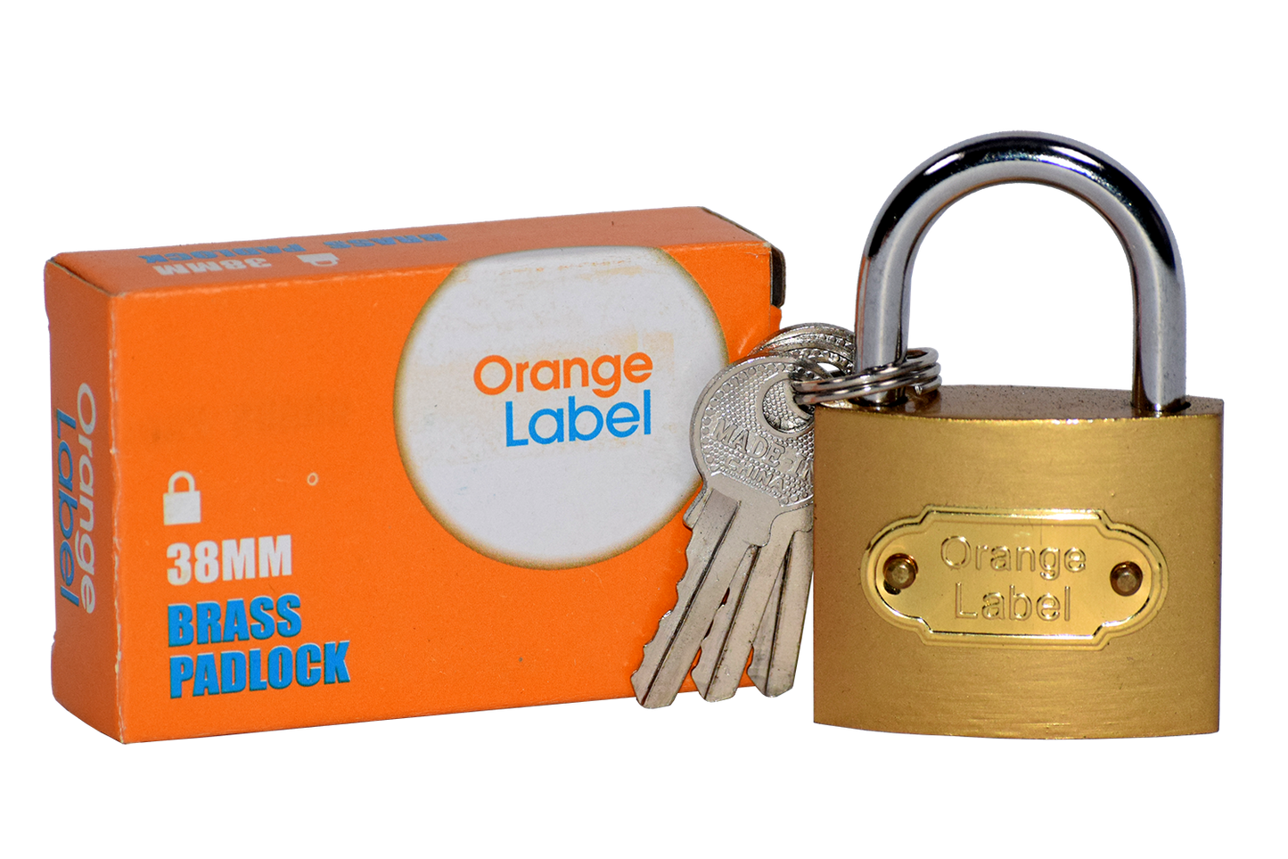 Lock Pad Brass 38mm Box