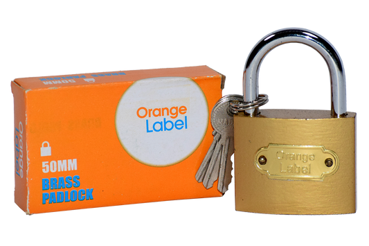 Lock Pad Brass 50mm Box