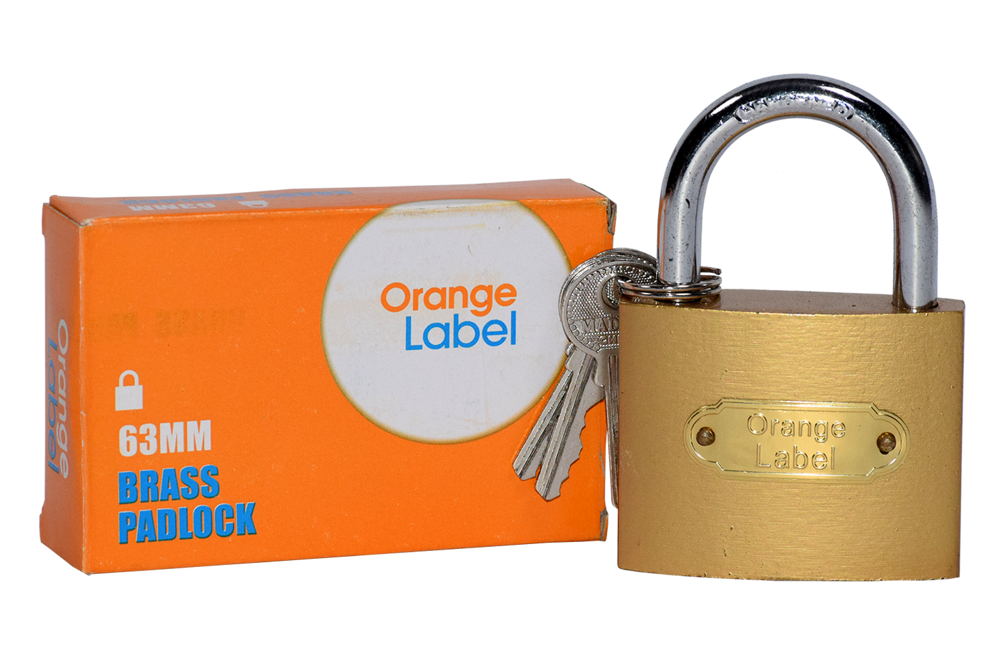 Lock Pad Brass 63mm Box