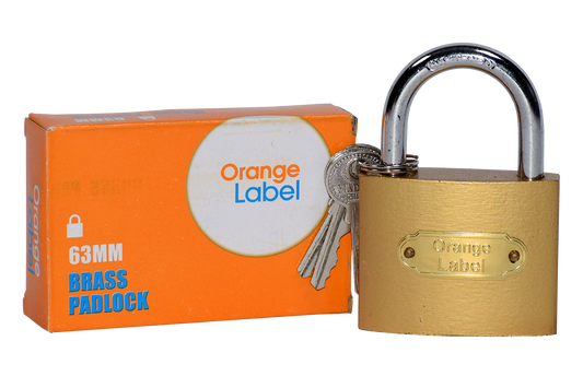 Lock Pad Brass 63mm Box