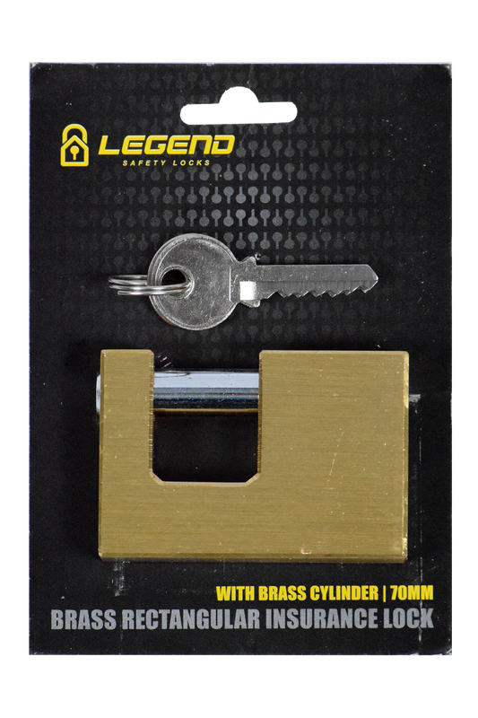 Lock Pad Insurance Brass 70mm Legend
