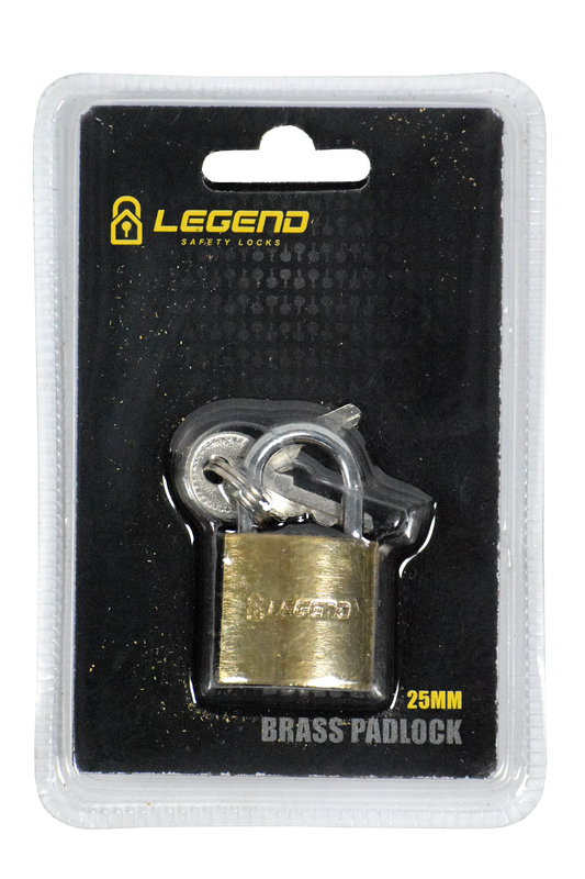 Lock Pad Brass 63mm H/D Blister