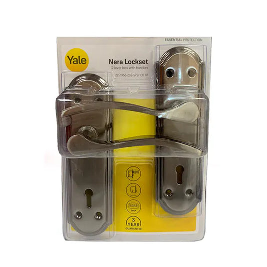 Lockset Yale Nera 6 Satin Black
