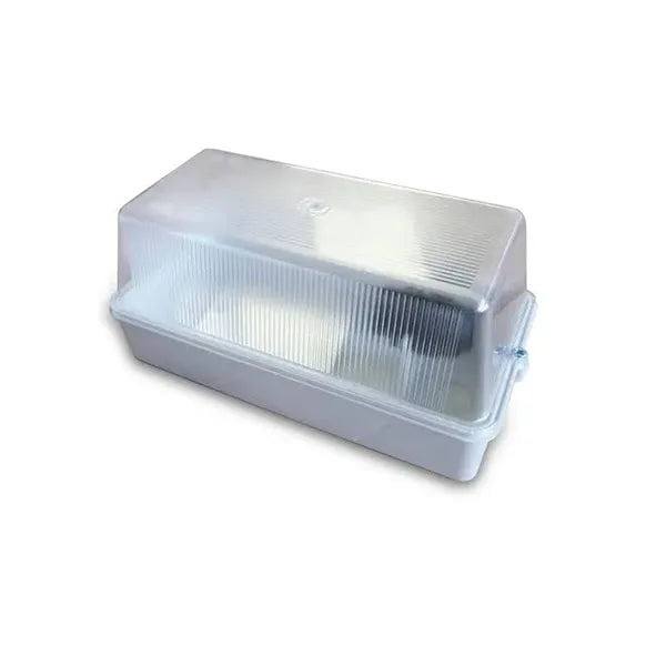 Light Bulkhead Retangular 1xB22 White Tyson