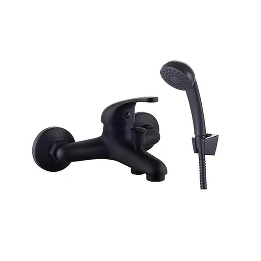Mixer Bath Lever 35mm Matt Black Krystal CP