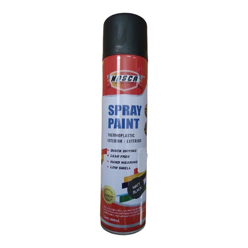Paint Spray Matt Black Nasca 300ML