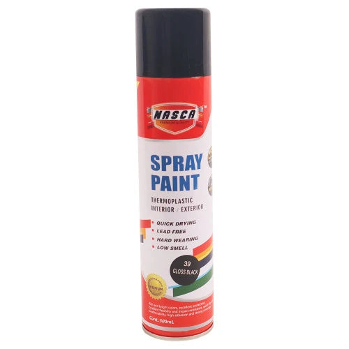 Paint Spray Gloss Black Nasca 300ML