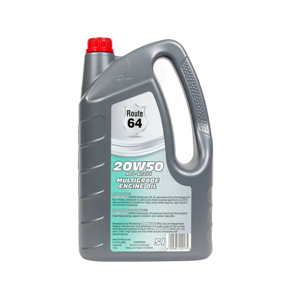 Motor Oil Mutligrade 20W50 5L
