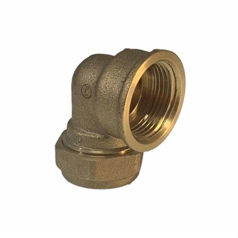 Fitting Comp Brass Elbow C?Fi  22mm?3/4"