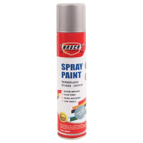 Paint Spray High Heat Silver Nasca 300ML