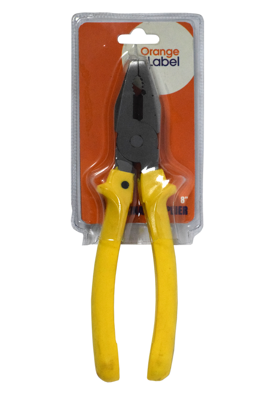 Pliers Combination 8" Orange Label
