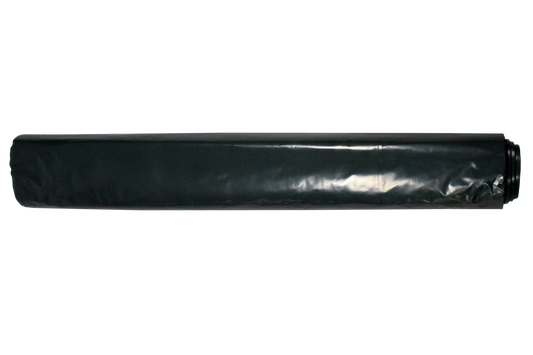 Plastic sheeting Blk 3mx30mx250mic