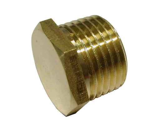 Fitting Comp Brass Plug 3/4"M