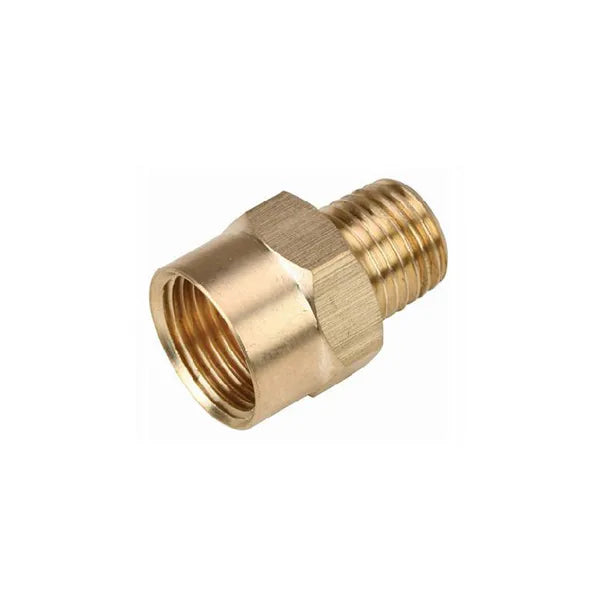 Reducer Brass 1/4X3/8 M/F 1PC Pack