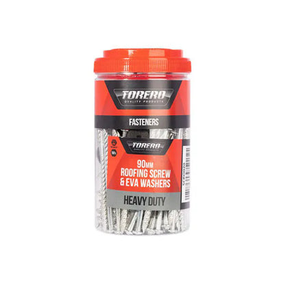 Screw roofing & washers EVA Bottle 90mm H/D 100's