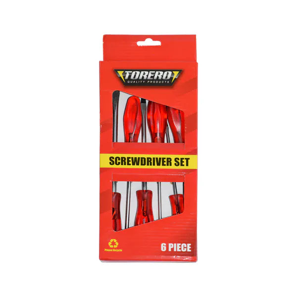 Screwdriver Set 6pcs Box Torero