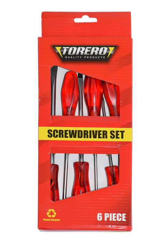 Screwdriver Set 6pcs Box Torero