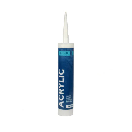 Sealant Silicone 260ml White Acrylic Dura-Fix