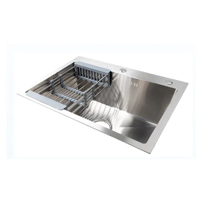 Sink Drop-In Ss Single With Basket 600*450*220mm