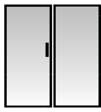 Door Alu Sliding 1500mm