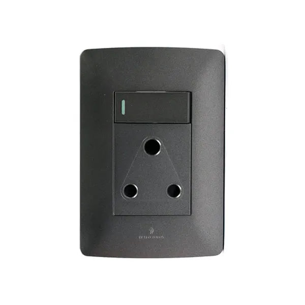 SOCKET WALL HT SINGLE (2X4) CHAROAL