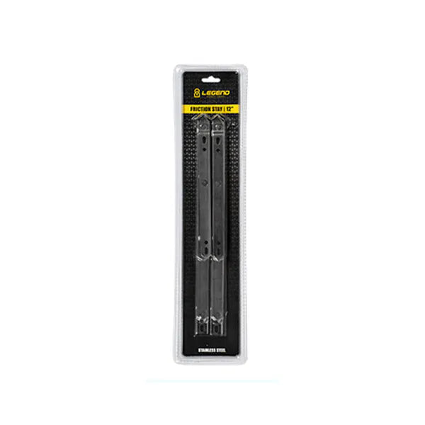 Stay Friction 12" Stainless Steel Pair Polybag