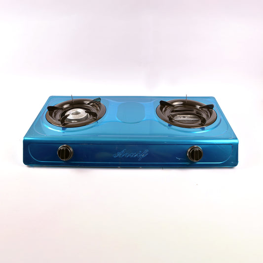 Stove Gas 2 Burner With Pipe & Regulator (Smart)