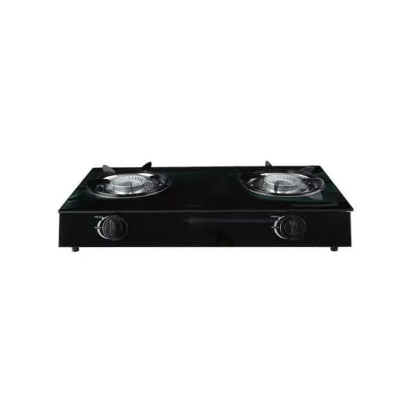Gas Stove 2 Burner S/Steel Black
