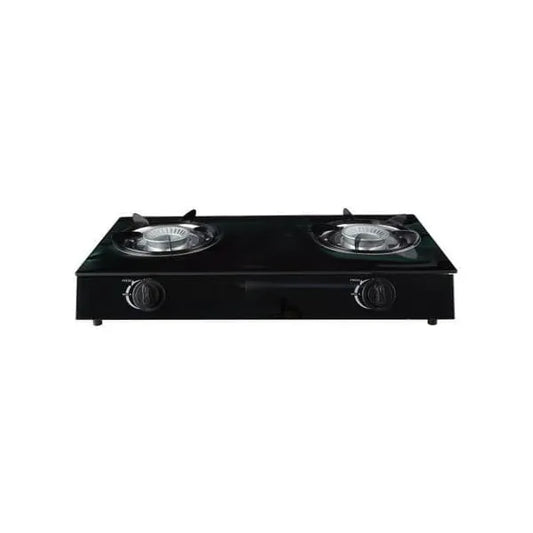 Gas Stove 2 Burner S/Steel Black