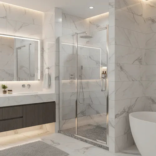 Door Shower Stand
